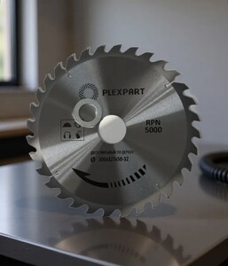 Диск пильный по дереву победитовый (300х50/32 мм; 32Т) «PLEXPART»