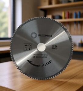 Диск пильный по дереву победитовый (350х50/32 мм; 100Т) «PLEXPART»