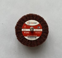 скотч брайт с шпинделем Ф60х30х6 Р240 Velro A э.корунд борд.